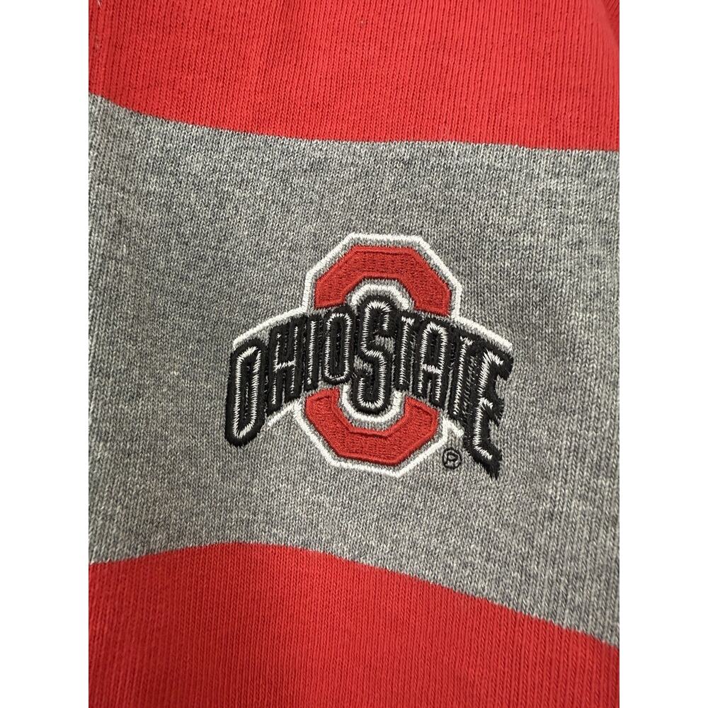 Vintage Ohio State Buckeyes Rugby Long Sleeve Shirt Large Polo Size XXL NWT - Picture 2 of 10